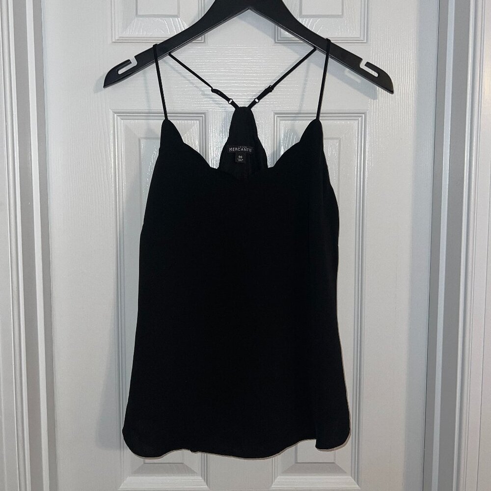 J. Crew Mercantile Scalloped Cami Top